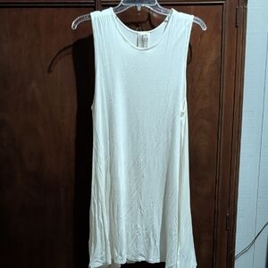 Free People White Jersey Dress